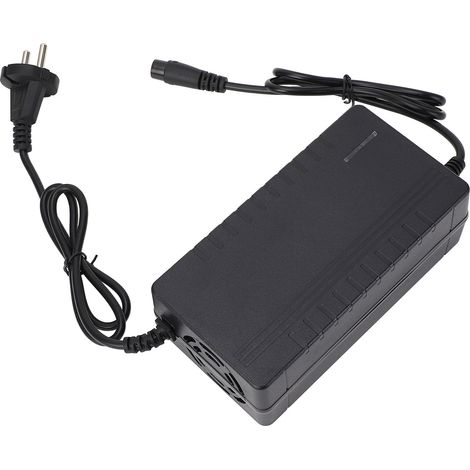 Chargeur de batterie lithium pour trottinette électrique M4 10 pouces (54,6 V CC, 2 A) avec bonne dissipation thermique et prise européenne. (1/5)