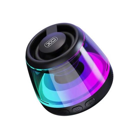Xo f62 mini altavoz bluetooth sobremesa - bluetooth 5.3 - 5w - base magnetica - colgador y aro magsafe - iluminacion rgb - color negro