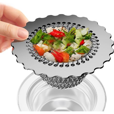 Filtre d'évier, inox (1/5)