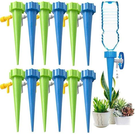 Set di 4 irrigatori automatici per fiori – Dispenser d'acqua (1/5)