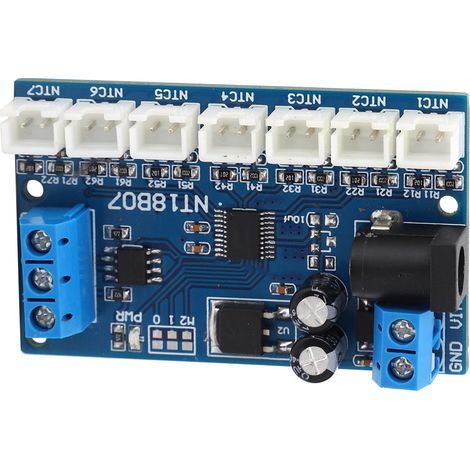 Module NT18B07 Carte 7 Canaux RS485 pour Capteur Température Enregistreur Sans Papier Automate 6-24V (1/5)