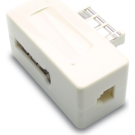 Filtre ADSL 2+ prise gigogne - blanc (1/3)