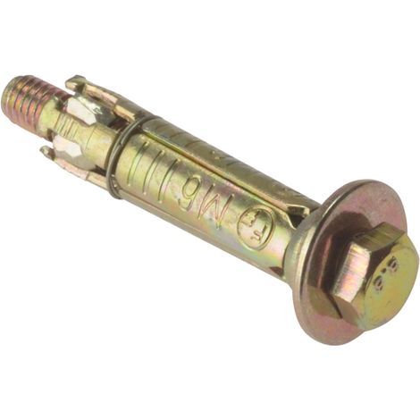 Forgefix Lb810 m Ancrage de maconnerie Courroie hexagonale Zingue Jaune passive