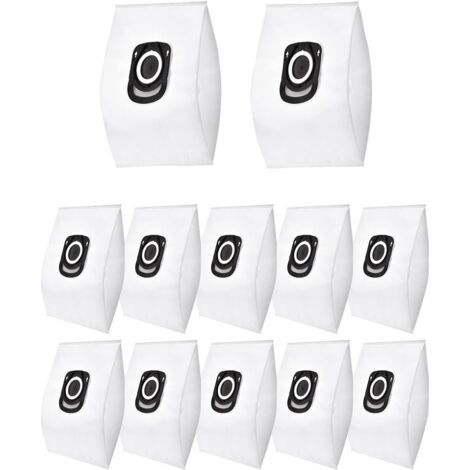 Compatible avec les accessoires pour aspirateur Rowenta : sacs à poussière et sacs de vidange ZR200540/ZR200720/ZR200520, 12 pièces.