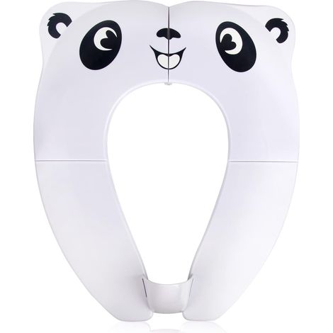 Réducteur de toilettes pliable pour enfant, réducteur de toilettes de voyage pliable pour enfant, pot pour tout-petit, siège de toilette de voyage, dispositif d'apprentissage de la propreté pour tout- (1/5)
