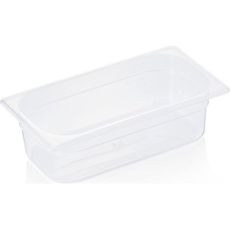 Bac GN 1/3 polypropylène H 100 mm 3,8 ltr transparent GN 84 - Was Germany (1/2)