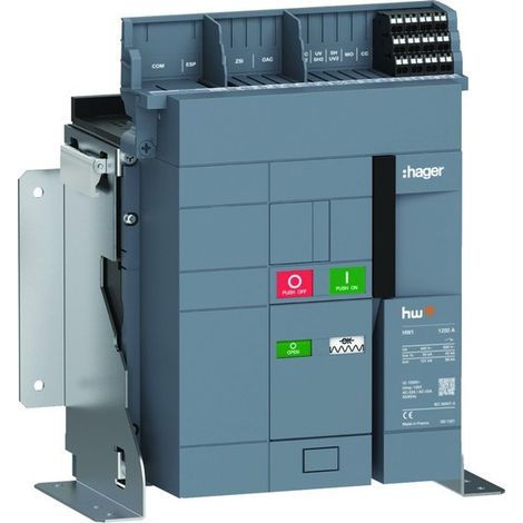 Interrupteur Ouvert HW1 1250A 3P Fixe - HAGER HW1W312FS