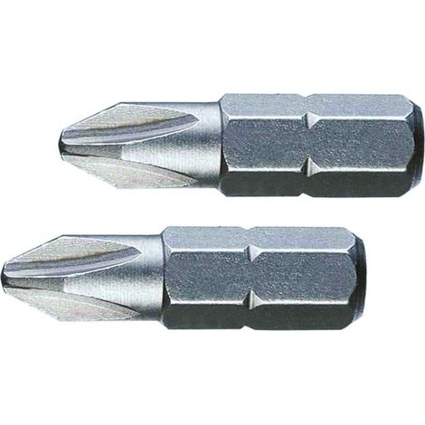 Inserti A Croce Phillips In Blister Per Avvitatori Mm.25 - mm.25 PH 1 in blister 2pz.