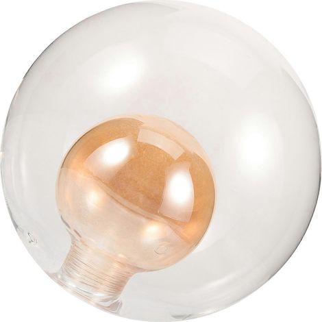 Abat-jour en verre 120 mm, douille G9, pour lustre ou plafonnier. (1/5)
