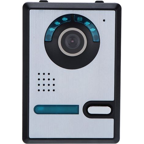 Eosnow Video Door Phone with 7'' Color TFT LCD Monitor Screen, 5 IR LEDs, 16 Music Rings, Adjustable Volume for Home Office Security (1/5)