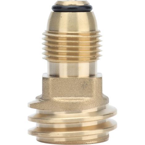 Raccord en laiton pour bouteille de propane, adaptateur de vanne POL vers flexible QCC1 Type1 (1/5)