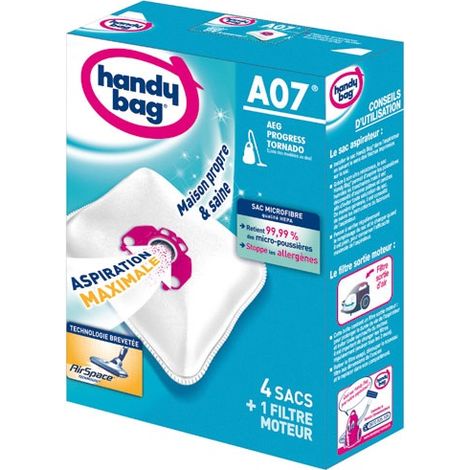 HANDY BAG - Sac aspirateur handy bag non tissé x4 aeg A07