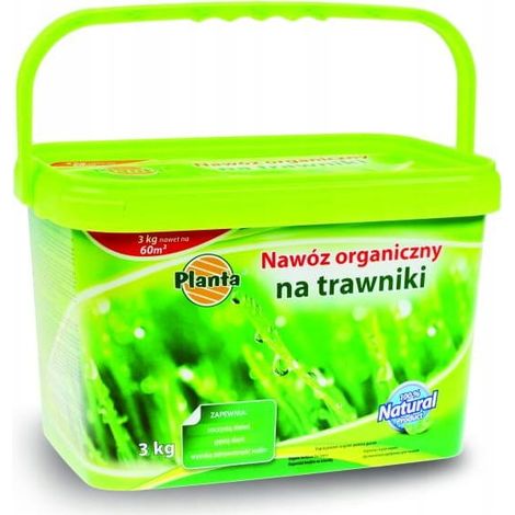 Fertilizante natural para césped Planta, 3 kg en cubo, orgánico para alimentar