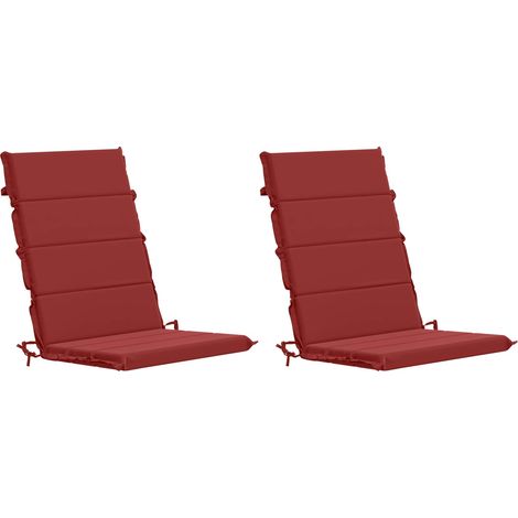 Cojín para silla de respaldo alto GEMERT 2 uds. 100% Poliéster vidaXL (1/5)