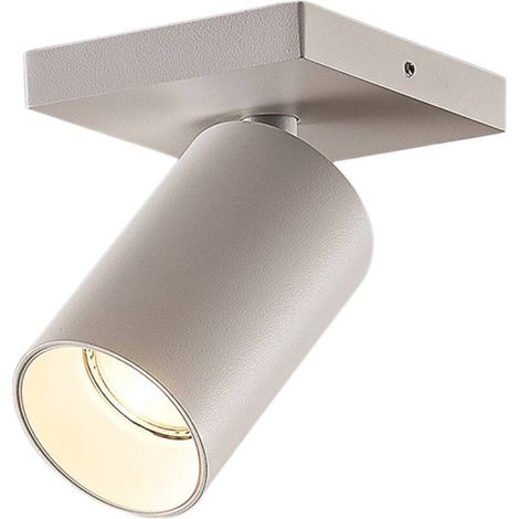 Spotlight "Brinja" aus aluminium / grå / zink für hall von Arcchio