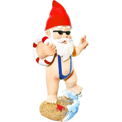 Gnomos de jardín para decorar el jardín, regalos divertidos para hombres y mujeres, gnomos de jardín, decoración para exteriores.