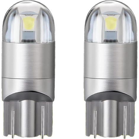 T10 W5W LED Bulbs 24V 6000K White 501 LED T10 W5W for Car Side Lights License Plate Light Parking Light Interior Lighting (2pcs) (1/5)