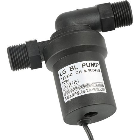 12V 10W DC bürstenlose Solar-Hochtemperatur-Wasserpumpe für Umwälzpumpen (1/5)