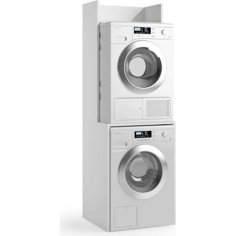 MOBILE LAVATRICE/ASCIUGATRICE 65X58XH195CM BIANCO.