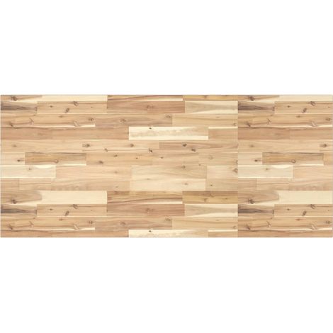 Waschtischplatte Unbehandelt 120x60x2 cm Massivholz Akazie