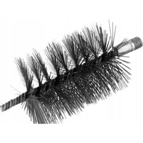 cepillo 90x90 mm deshollinador alambre rosca m10 para tubos tipo baqueta ebertools