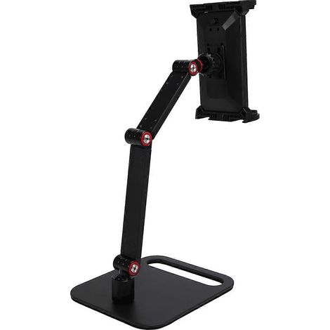 Verstellbarer, tragbarer Monitorständer, 360° drehbar, kompatibel mit Tablets und B-Klemmen-Tischhalterungen (1/5)