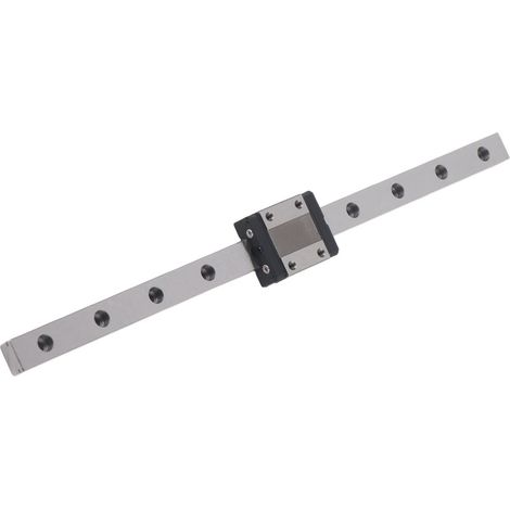 Guide de rail linéaire en acier à roulement à billes, bloc coulissant, outils de mouvement 12 mm pour machine CNC MGN1 (1/5)
