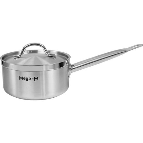 Hoher Catering-Topf mit Deckel Mega-M PRO 3 l, Durchmesser 18 cm x Höhe 10 cm, N