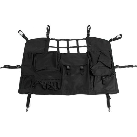 Coffre de rangement pour Jeep Wrangler JK 2007-2017, organiseur de bagages en tissu, compartiments multiples, sac de coffre ajustable (1/5)