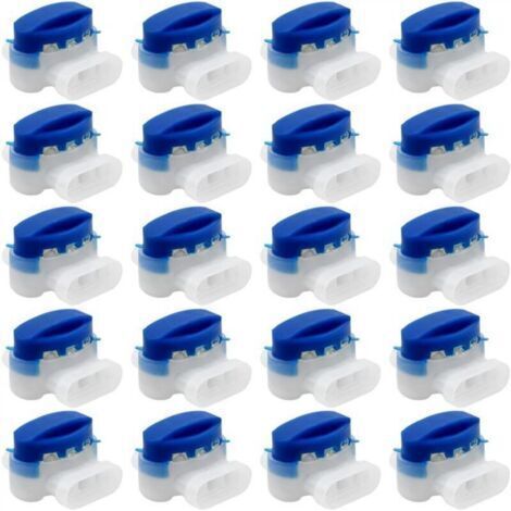 20 Pièces connecteurs de câble  - 314 connecteurs de câble remplis de gel résines terminaux - Connecteur Étanche raccords de câbles pour jardin extérieur robot voiture Tondeuse