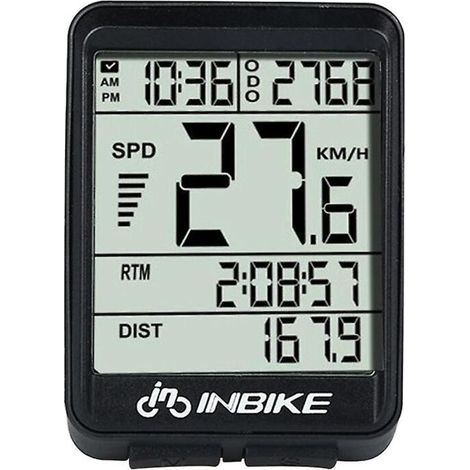 Kabelloser, wasserdichter digitaler Fahrradtacho Kilometerzähler (1/3)