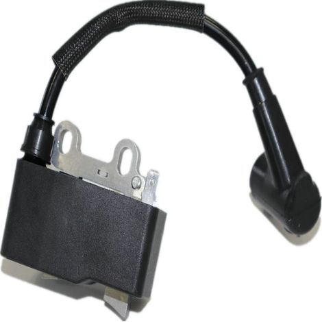 High-voltage transformer for STIHL ignition coil, compatible with ES210 and ES255, original part numbers A411000130 and A411000131, specifically for hedge trimmers.