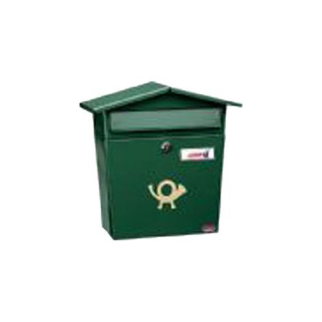 Cassetta postale Joma garden-51e in metallo esterno verde