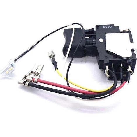 Interrupteur 18 V pour démarreur rechargeable Makita 650751-1 DTD152 TD152D DTD152Z DTD152RME DTD152RFE XDT11 6507511 (1/5)