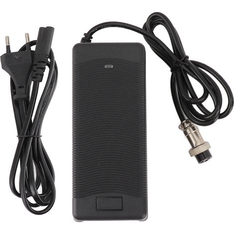 Chargeur de Scooter Électrique 54.6V 2A avec Connecteur Métallique GX16, Protection Anti-Surcharge et Anti-Interférences, Prise UE 100‑240V pour Vélo Électrique (1/5)