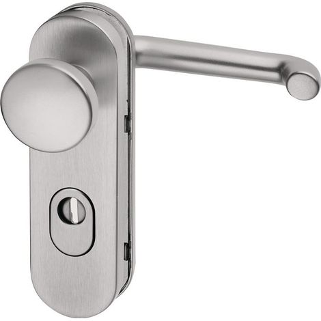 EDI Feuerschutz-Garnitur Aluminium F01 Wechselgarniturfür Türstärke 39-48 mm ZA/PZ DIN links / rechts