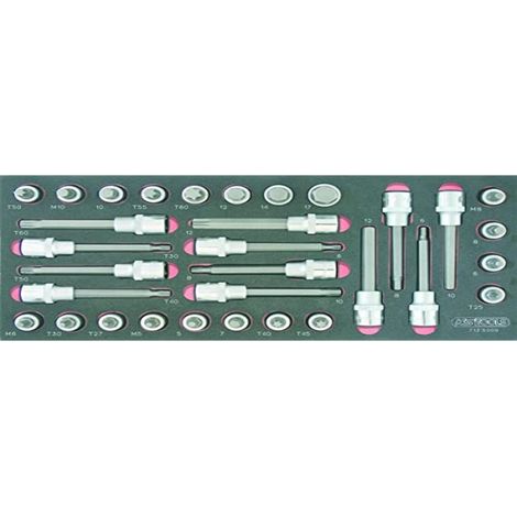 KS Tools 713.5009 Ultimate modulo di 32 Bussole cacciavite 1/2 "