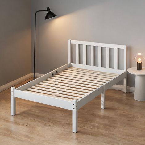 Canapé convertible coloris blanc en kiefernholz 208 x 96 x 70 cm (1/5)