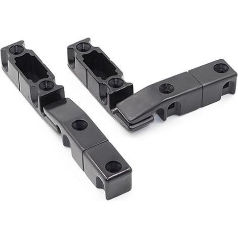 EH-B Ferrure à Enfiler Plaques de Partie et Cadre Support de Panneau Connecteur Raccords Suspendus pour Meubles Panneaux Capacité Jusqu'à 15kg Plastique (20 Paire) (1/5)