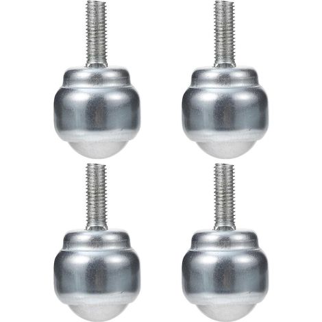 4 roulettes à billes portables pour transfert de charge.-5.5X3cm-Silver (1/4)