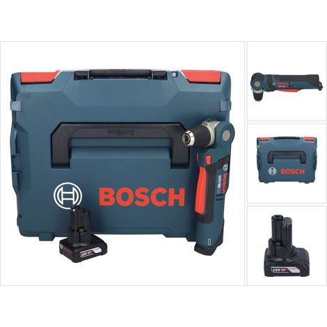 Bosch Professional GWB 12V-10 Trapano angolare a batteria 12 V + 1x batteria 6,0 Ah + L-Boxx - senza caricabatterie