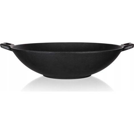 Banquet Exellent WOK-Bratpfanne 36 cm, Gusseisen, Bankett-Induktionsgrill, Kamin (1/5)