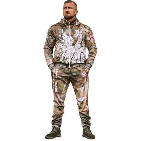 Tuta sportiva da uomo mimetica Polonia - Set mimetico taglia M