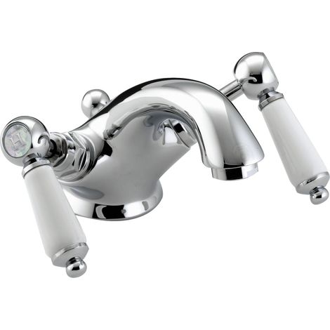 Bristan Renaissance 2 BAS Chrome Mono Basin Mixer Tap + Waste + Fixings Monobloc (1/5)