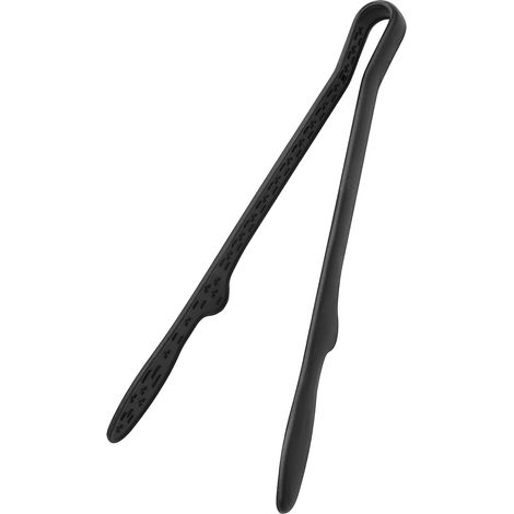 Pince de cuisine en silicone de 28 cm (11 pouces) résistante à la chaleur, idéale pour la cuisine à la maison, au restaurant (1/5)