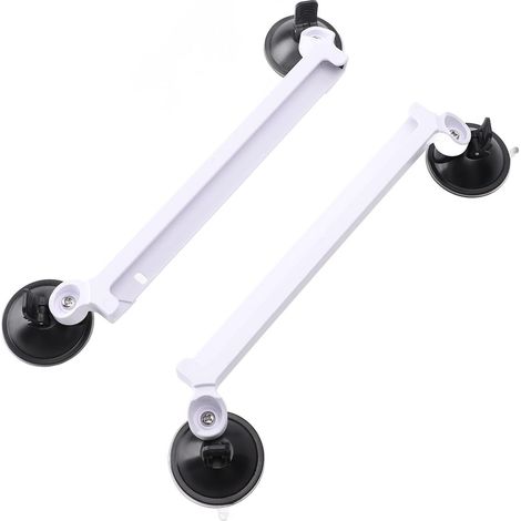 Support de Montage à Ventouse pour Toit Ouvrant, Support de Voiture Multifonctionnel en ABS pour Antenne Parabolique avec Bords Collants et Conception de Pompe à Air, Convient aux (1/4)