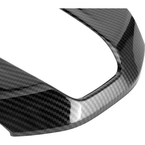 Modification automobile : baguette décorative de panneau de boîte de vitesses en fibre de carbone texturée pour Honda CRV 2017-2020 (1/5)