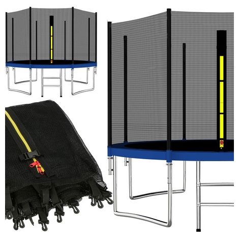 SPRINGOS Red de seguridad interior para cama elástica 180 cm para cama elástica de 6 postes Red de protección contra caídas Red de seguridad para cama elástica Accesorios para cama elástica (1/5)