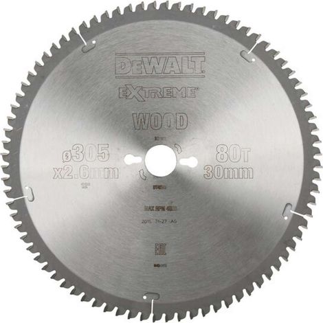 DeWALT - Lama circolare 305x30 mm, 80 denti DT4283