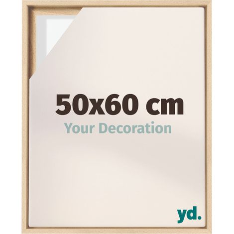 Your Decoration - Cadre flottant - Hetre - Cadre en caisse américaine pour toile sur chassis - MDF - Lyon (1/5)